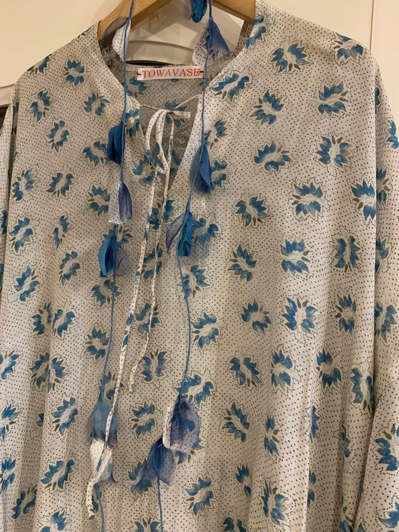 今期TOWAVASE cottonシルクワンピース