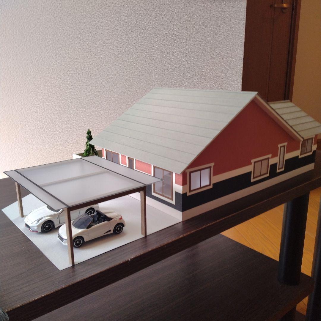 50分の1，平屋＆ロフト内外模型No.94『気分は北欧Ⅱ』