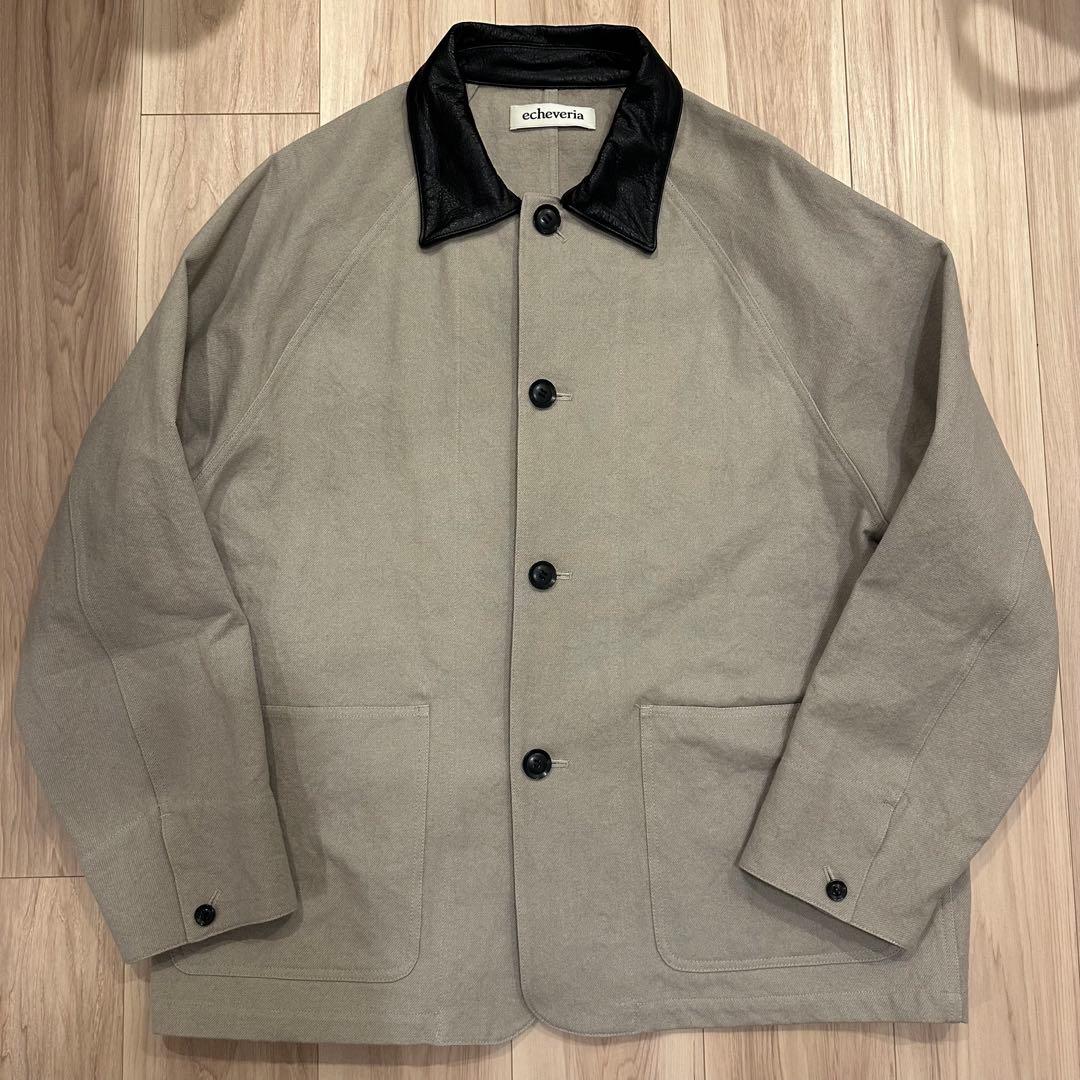ジャケット・アウター echeveria Leather Switiching WorkJKT OVY