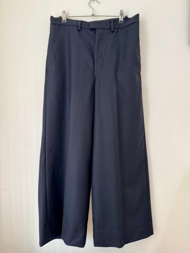 【1回のみ使用】ノノット　nonnotteウールワイドスラックス