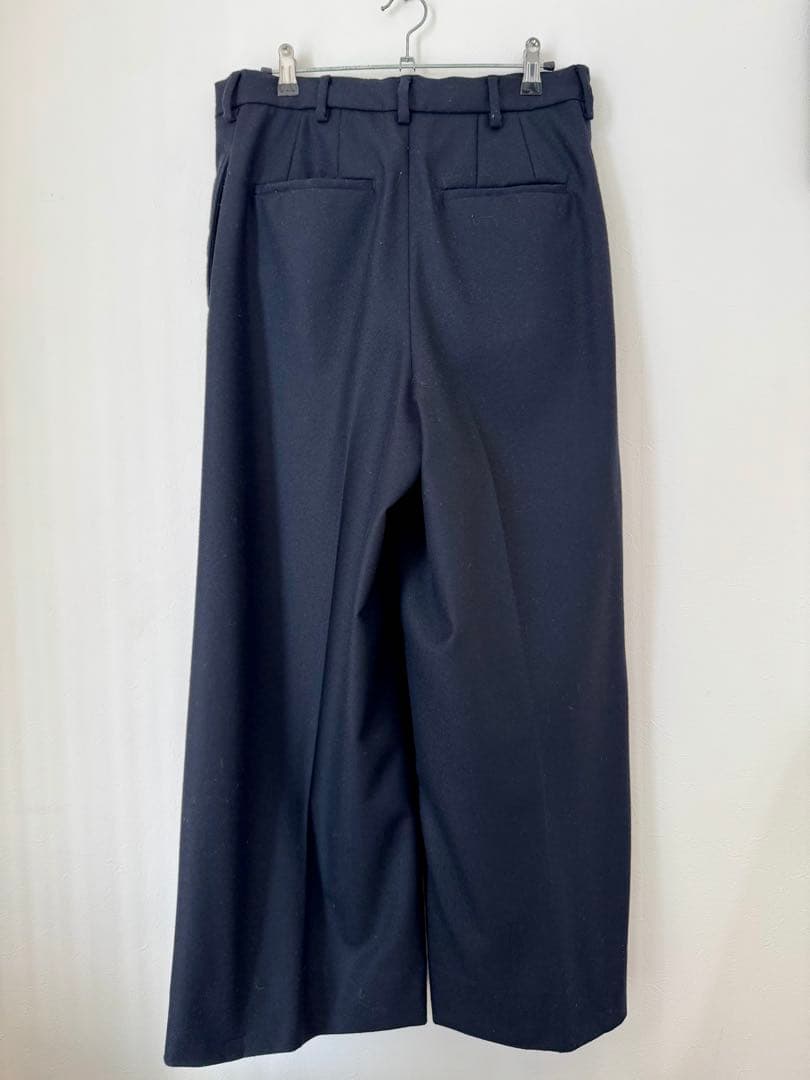 【1回のみ使用】ノノット　nonnotteウールワイドスラックス