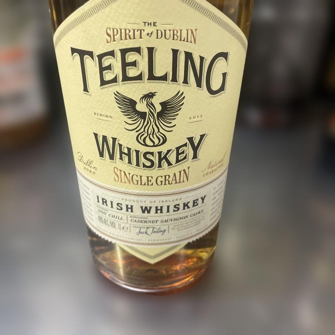 ウイスキー Teeling Single Grain Whiskey 46% 1L rear