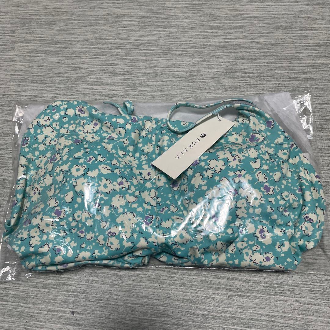 新品【SUKALA】Ｌ　小花柄 ショートタンクトップ＆レギンスセット ラバ　ヨガ