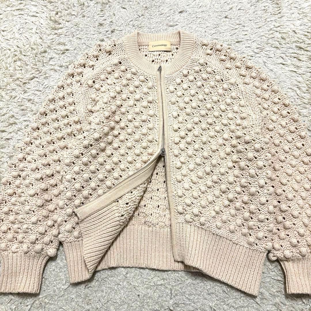 25SS完売品　極美品　Curensology ポコポコアミニットカーディガン