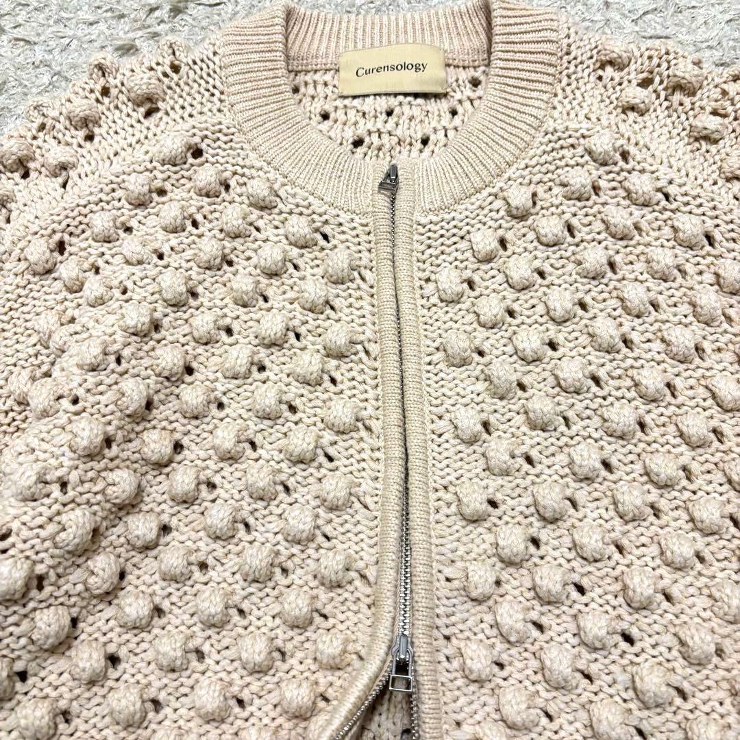 25SS完売品　極美品　Curensology ポコポコアミニットカーディガン