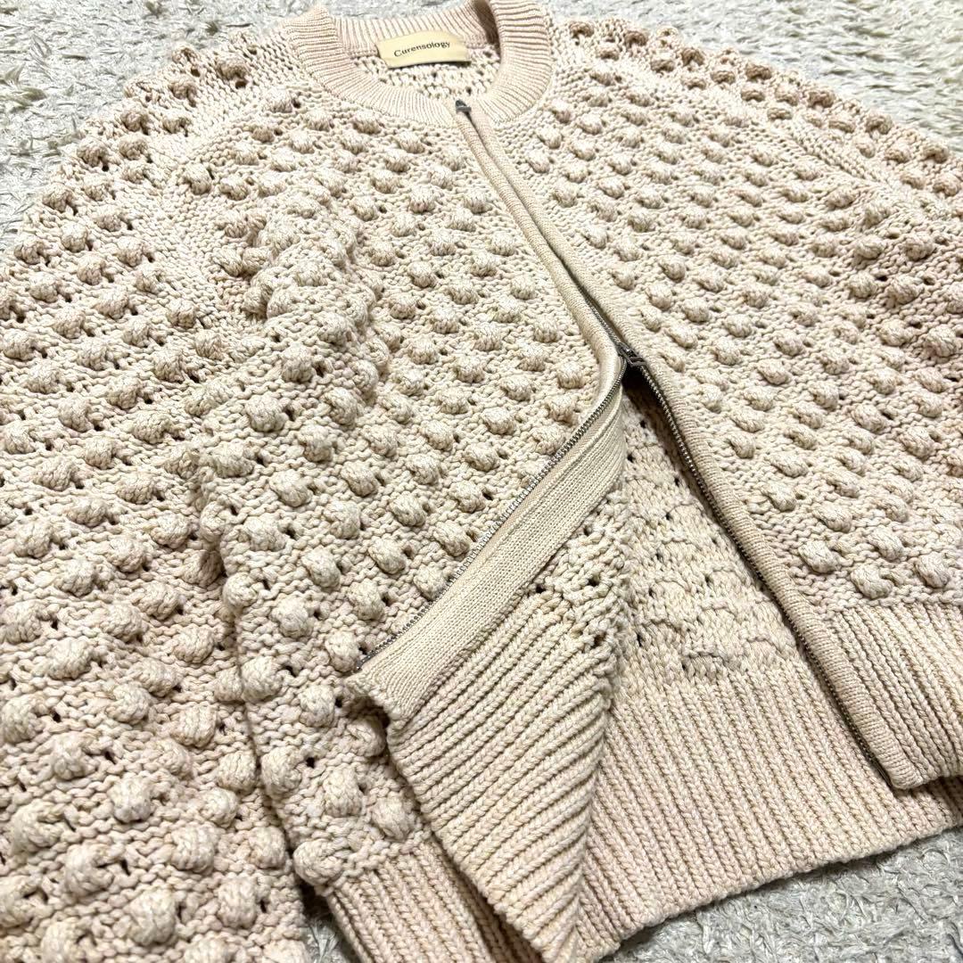 25SS完売品　極美品　Curensology ポコポコアミニットカーディガン