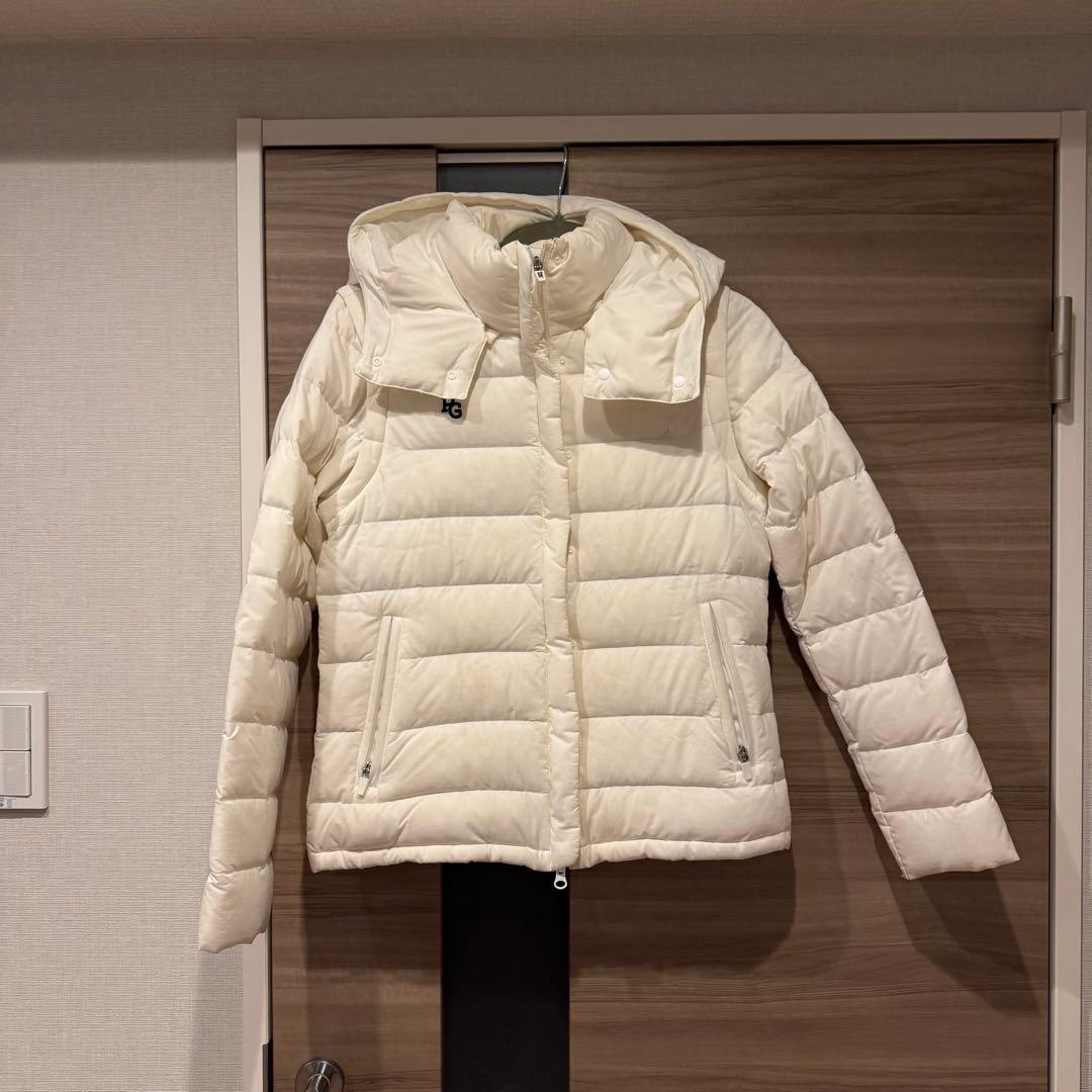 PEARLY GATES フード付きダウンジャケット