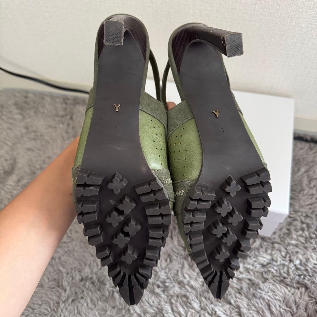 お値下げ！YELLO スニーカーミュール　カーキ