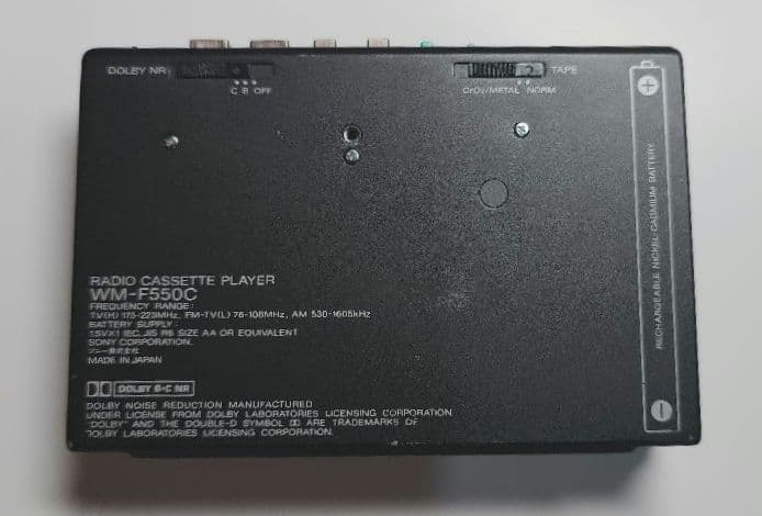 No.342…SONY ウォークマン WM-F550C (ジャンク品)