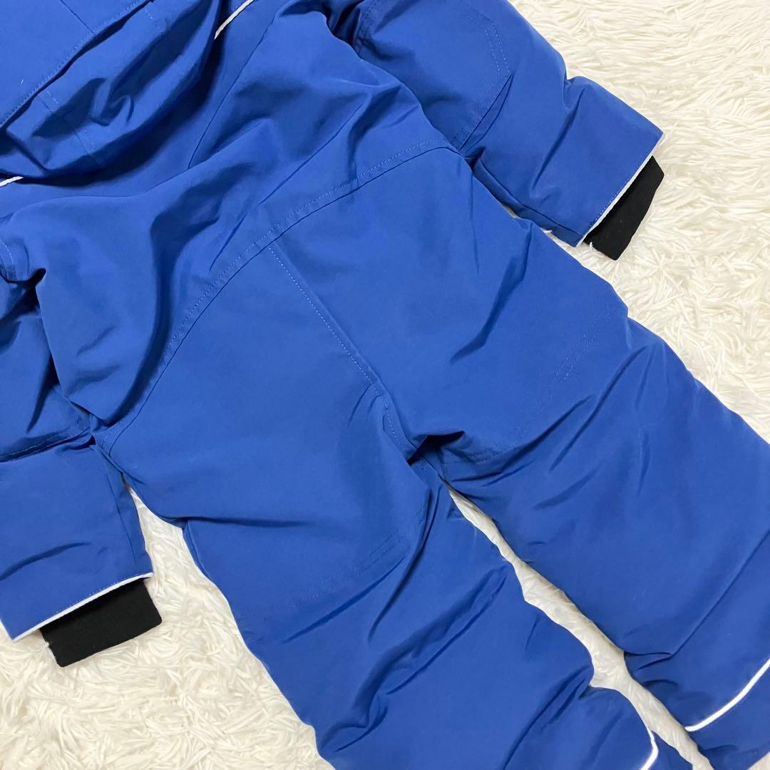   カナダグーススノースーツ キッズ　ブルー正規品