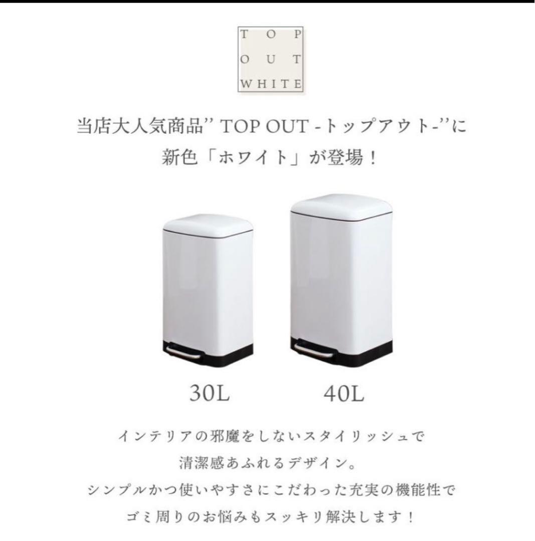 ごみ箱 ゴミ箱 40リットル フタ付き 足踏み式 ペダル ペダル式