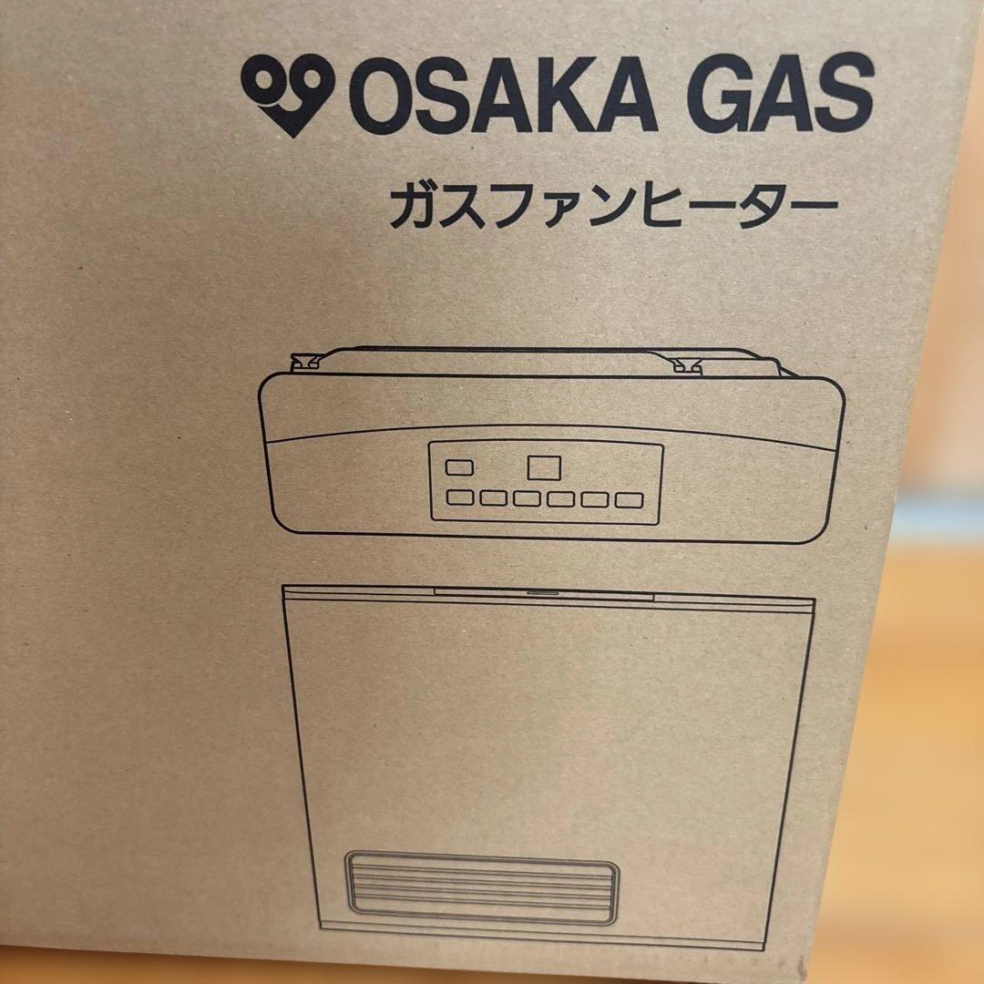 新品OSAKA GASガスファンヒーター 都市ガス 13A 140-5912