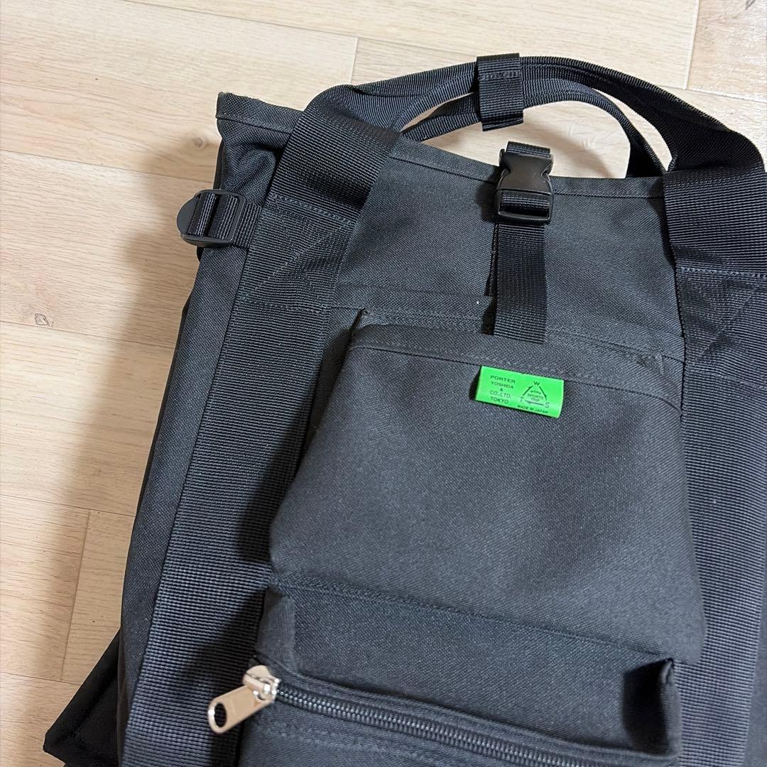 PORTER ポーター　ユニオン　バックパック　リュック　黒　ブラック
