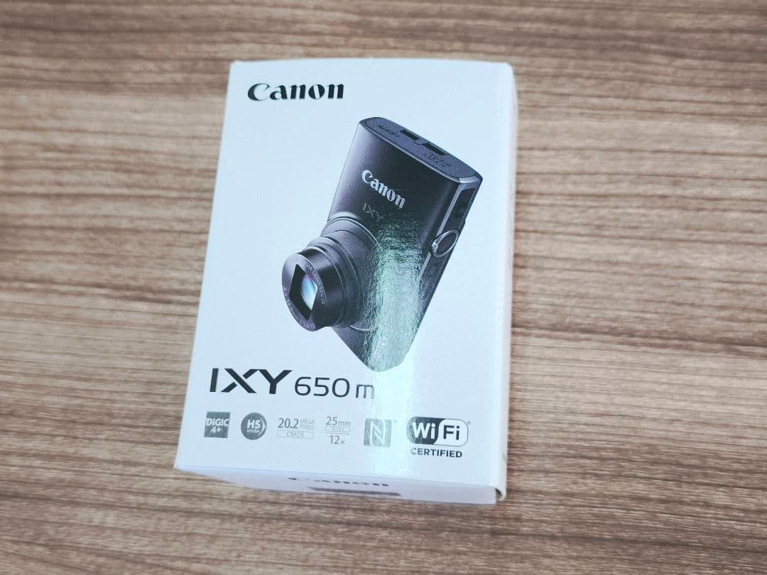 Canon IXY 650m ブラック　開封のみ未使用