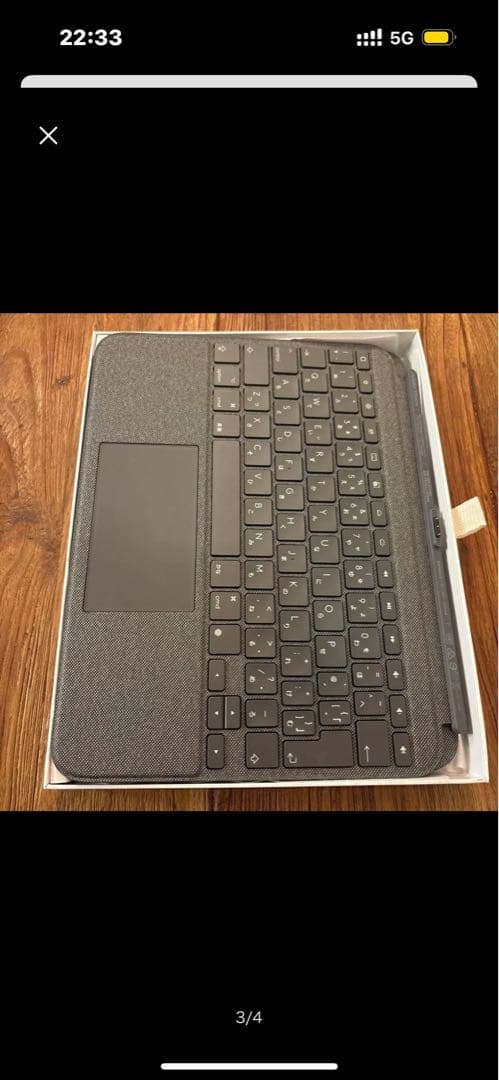 logicool COMBO TOUCH iPad第10世代ケース グレー