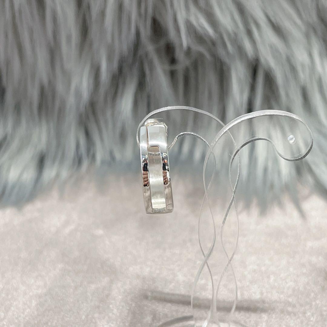 グッズ ピアス Gロゴ フープ 片耳 シルバー ★590