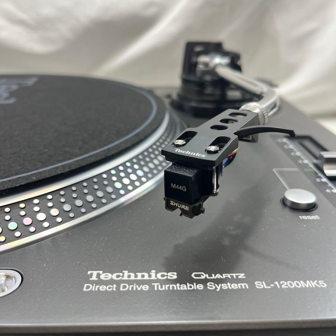 Technics SL-1200MK5 ターンテーブル shure m44g