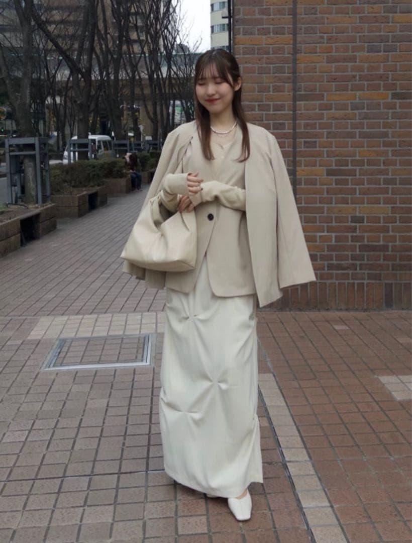 CAPRICIEUX LE'MAGE ベージュジャケット