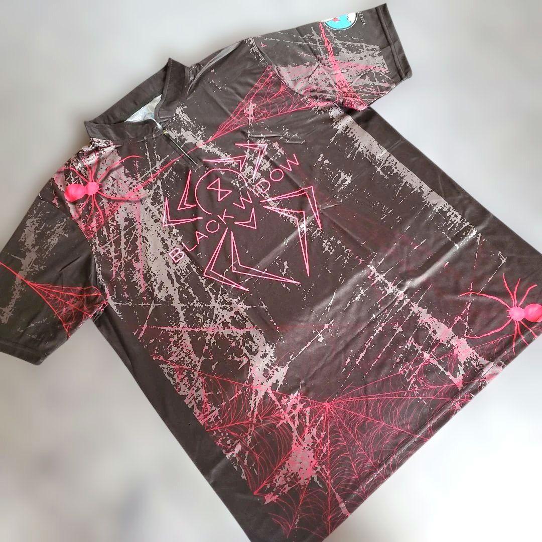 ✨日本未発売✨ボウリングウェア　日本サイズ2XL　ブラックウィドー　ブラック