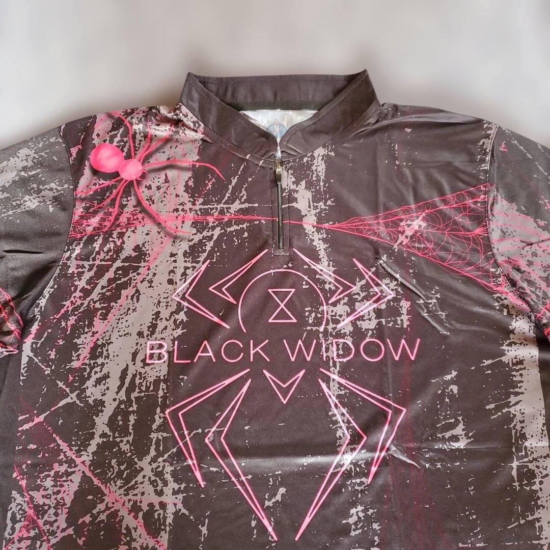 ✨日本未発売✨ボウリングウェア　日本サイズ2XL　ブラックウィドー　ブラック