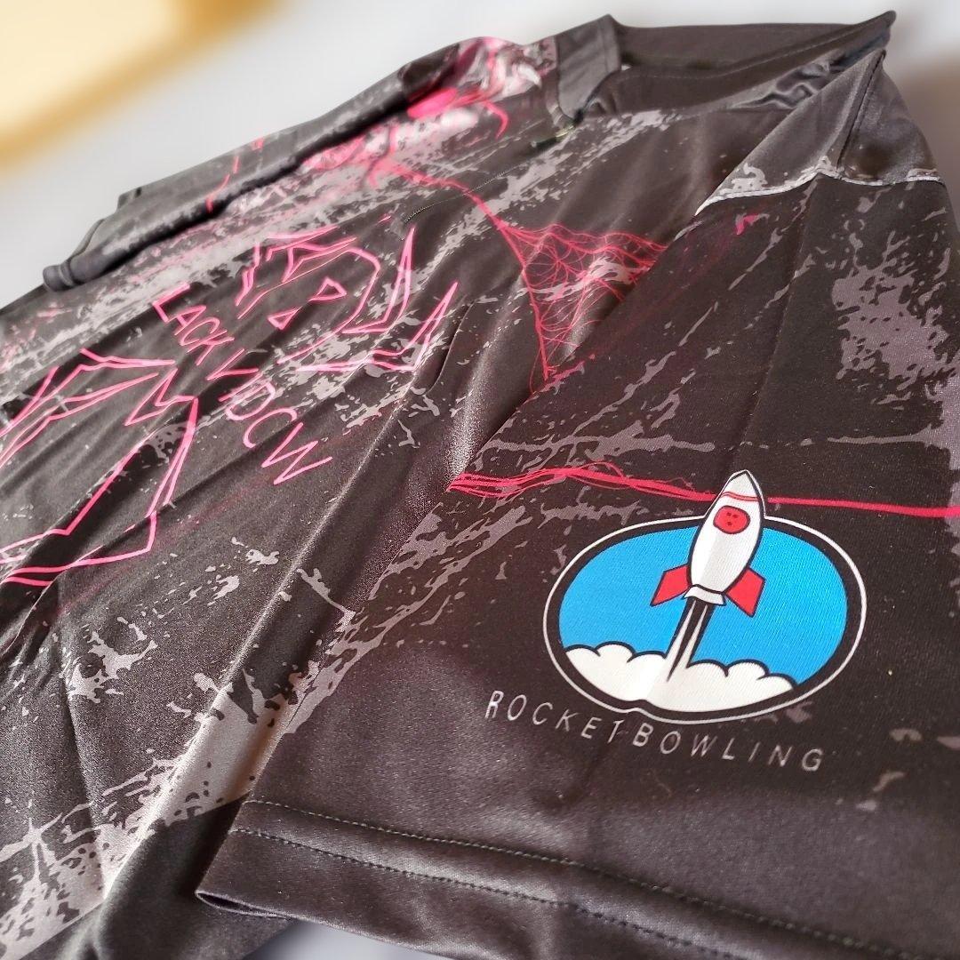 ✨日本未発売✨ボウリングウェア　日本サイズ2XL　ブラックウィドー　ブラック