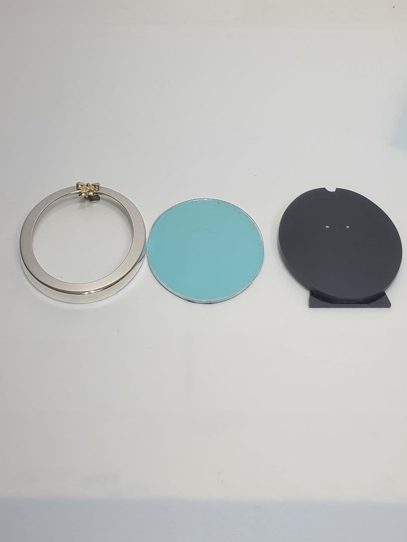 ティファニー　フォトスタンド　オーバル　リボン　925