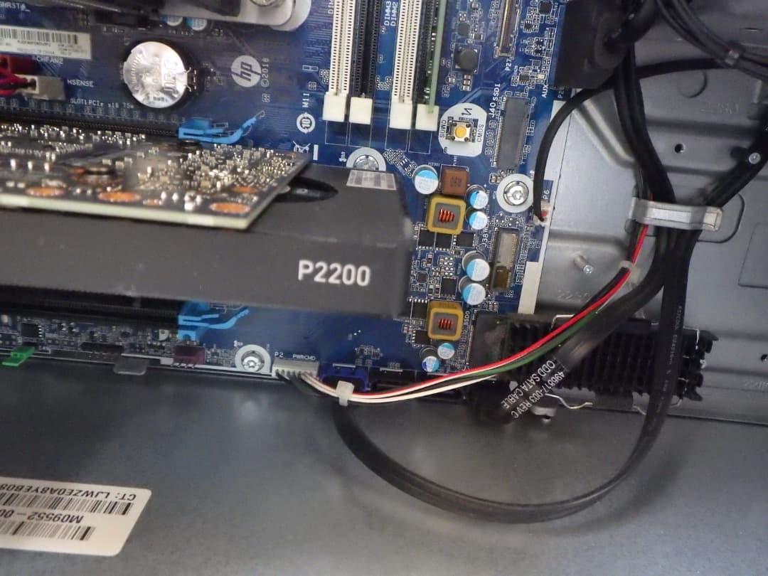 Windowsデスクトップ HP Z2 TowerG4 Xeon-E-2274G SSD512G P2200