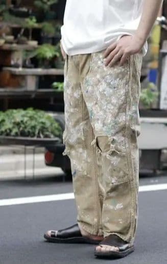 HERILL（ヘリル）Splash Painter pants