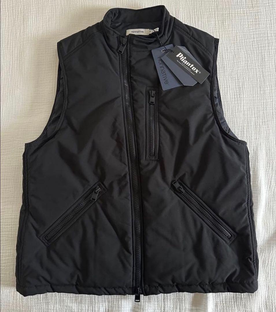 nonnative RIDER PUFF VEST ブラック2