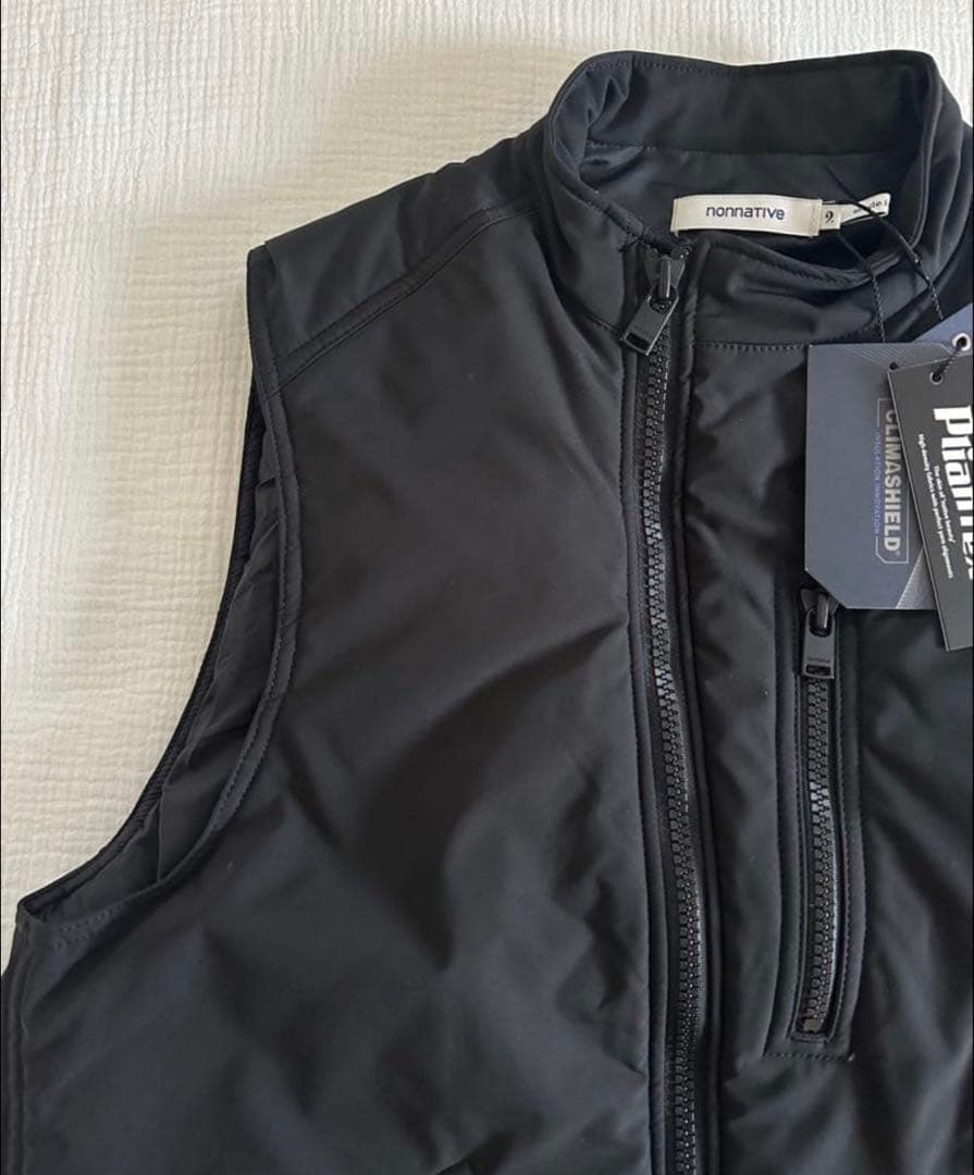 nonnative RIDER PUFF VEST ブラック2
