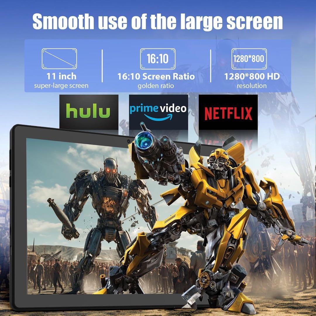 Android15タブレット11インチ 顔認識 24GB+128GB+1TB拡張