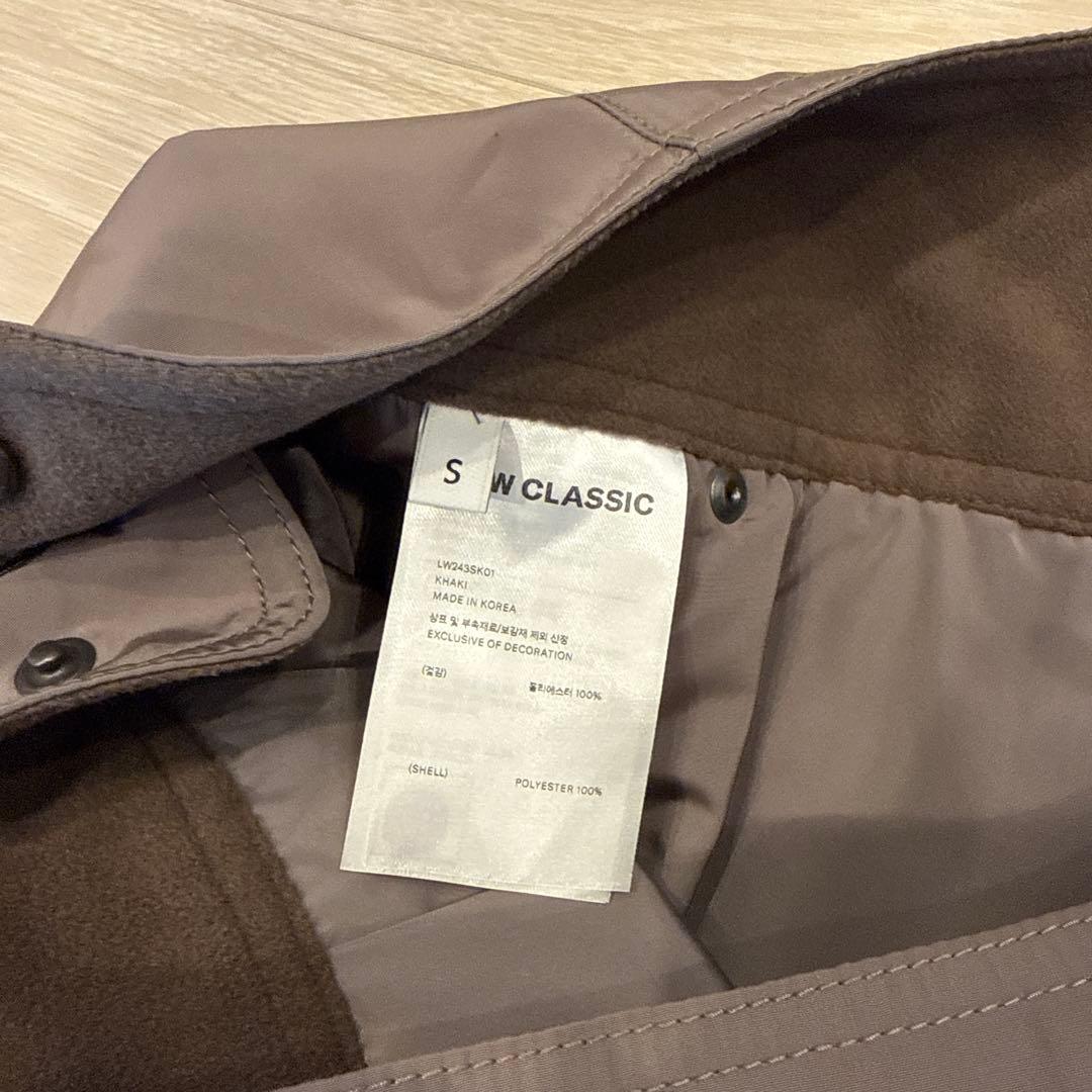 スカート LOW CLASSIC BUBBLE MINI SKIRT LW243SK01