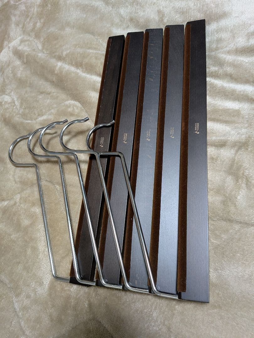 ナカタ　スラックスハンガー　5本セット