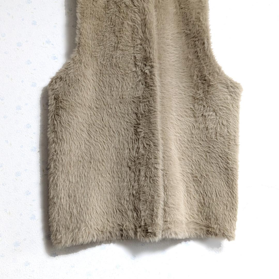 美品 25AW ジャーナルスタンダード ダブルフェイスフェザークルーネックベスト