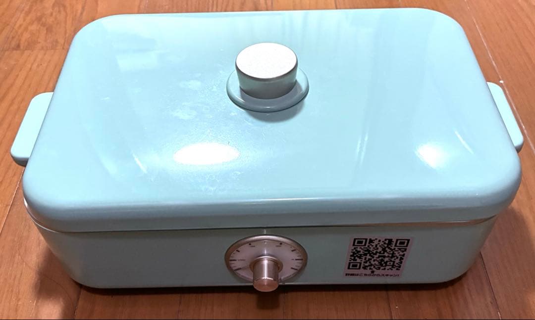 ★Lito リエット★ミントグリーン 蓋付きマルチホットプレート