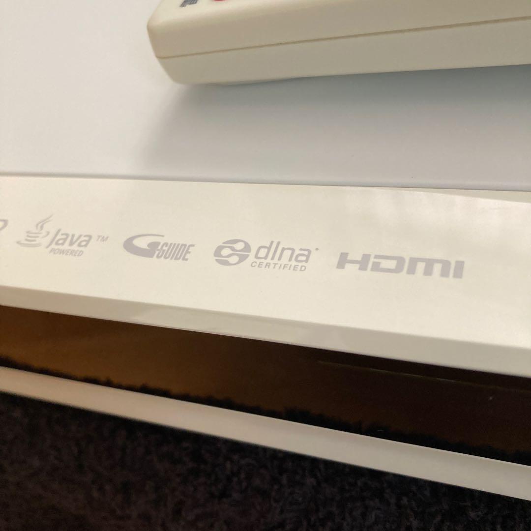 SHARP AQUOS BD-W1800W ブルーレイレコーダーホワイトカラー