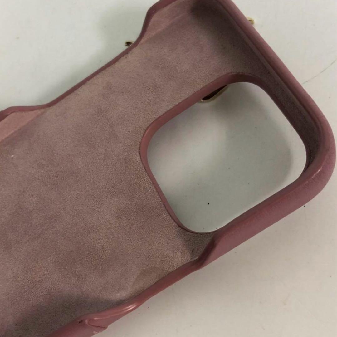 Dior ディオール カナージュ ラムスキン iPhone15pro ケース