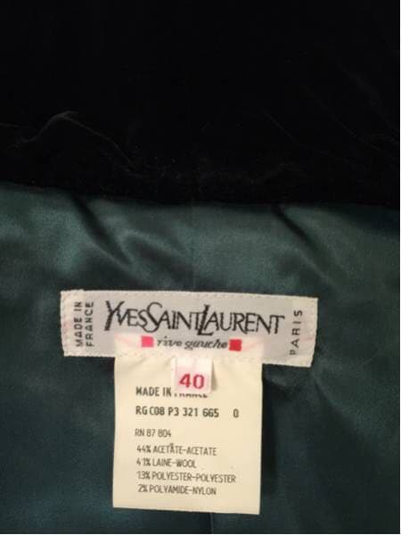 YVESSAINTLAURENT サンローランスーツ 日本に２着希少商品