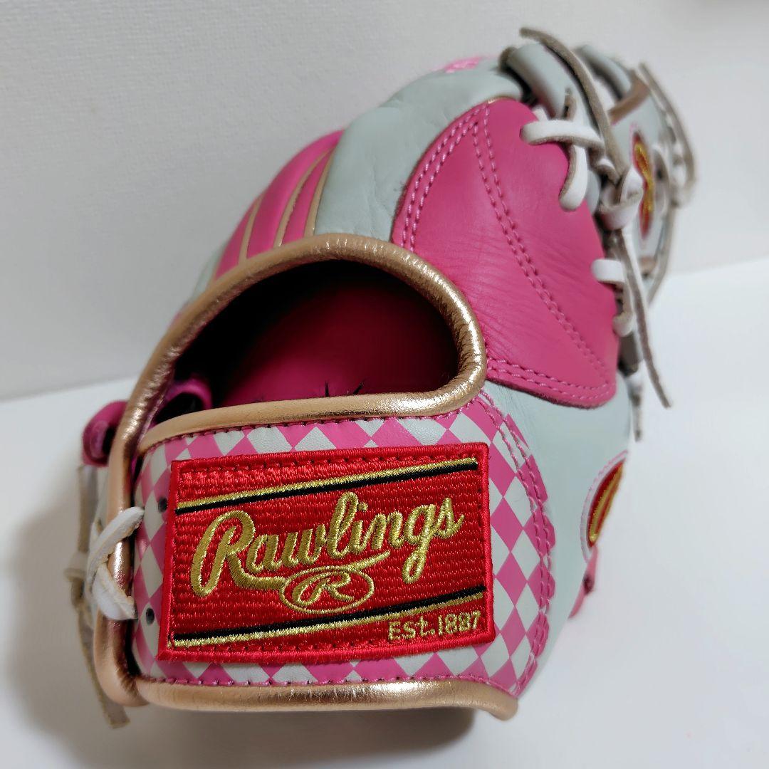 【美品】ローリングス HOH 2020限定 ピンク　軟式 内野