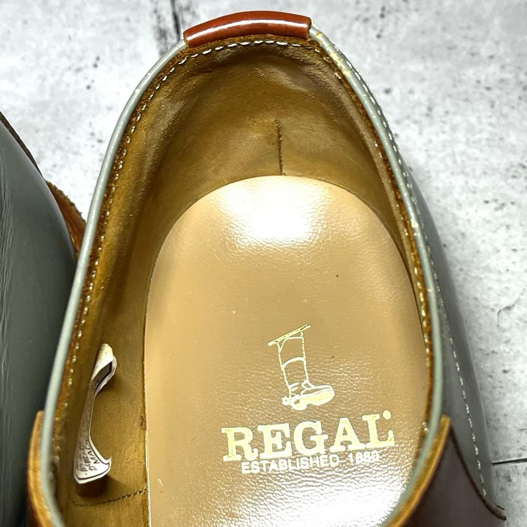 美品【リーガル】サドルシューズ 2051オックスフォードバイカラー♡ブラウン25