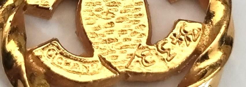 CHANEL ヴィンテージ ペンダントトップ ココマーク カラーストーン