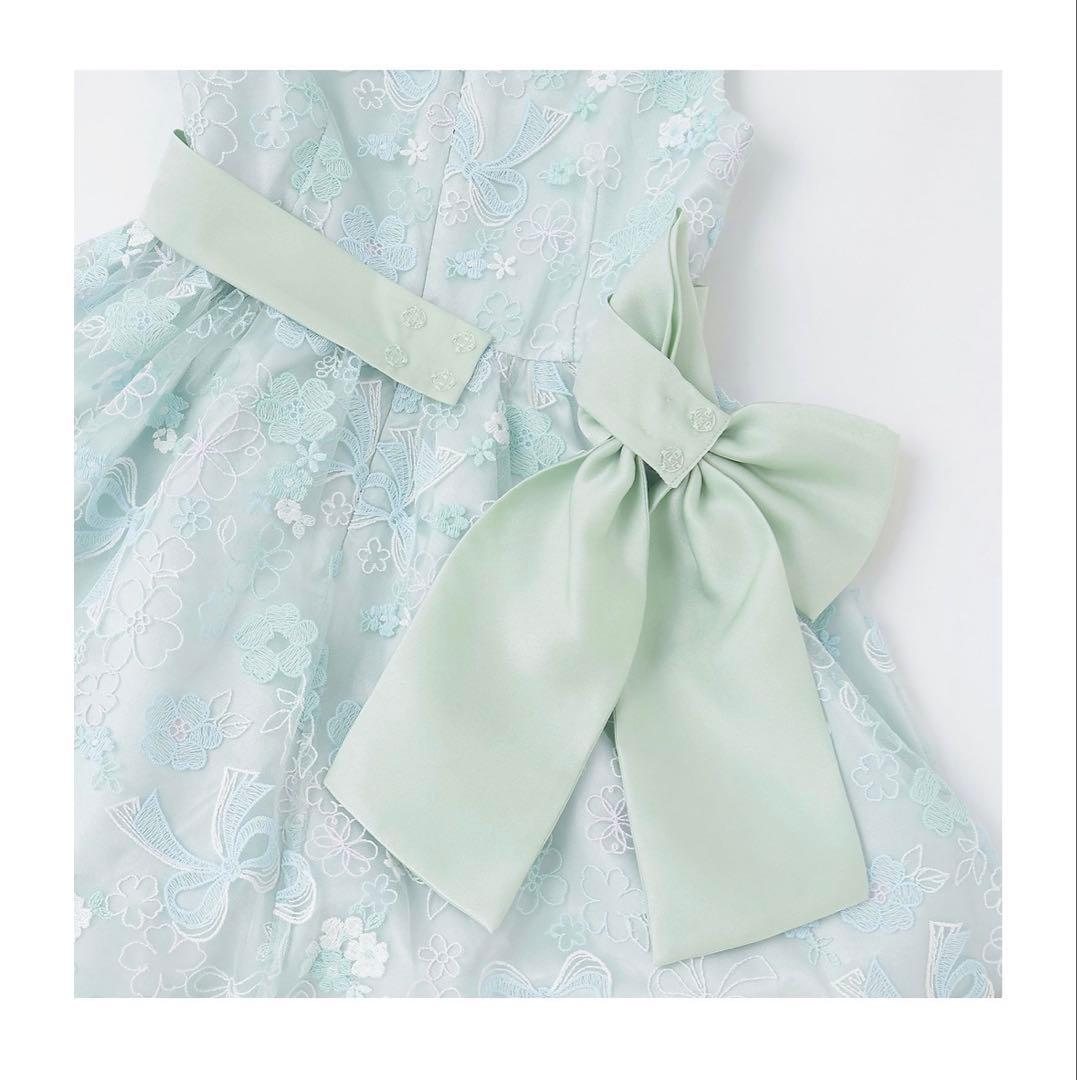 お花刺しゅう ドレス　オフホワイト