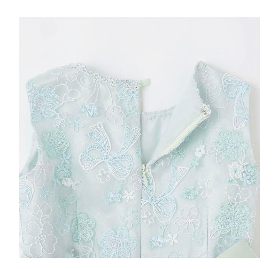 お花刺しゅう ドレス　オフホワイト