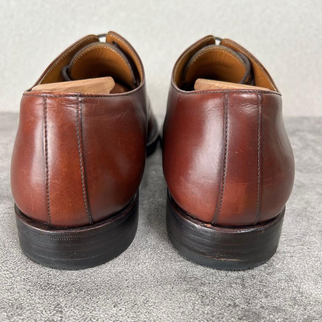 ジャランスリワヤ 別注 Uチップ 43 濃茶 本革 外羽根 ドレスシューズ