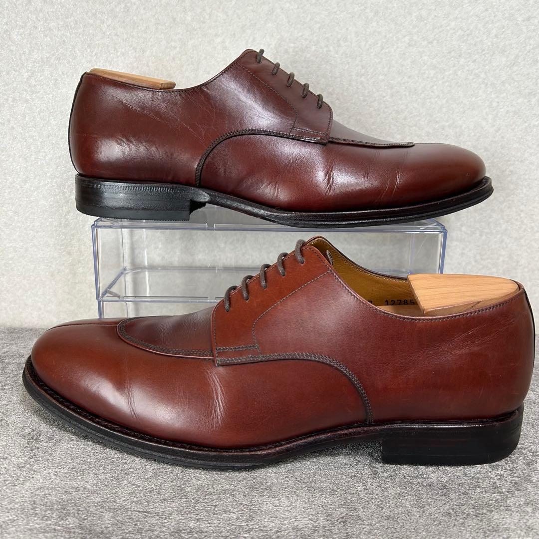ジャランスリワヤ 別注 Uチップ 43 濃茶 本革 外羽根 ドレスシューズ