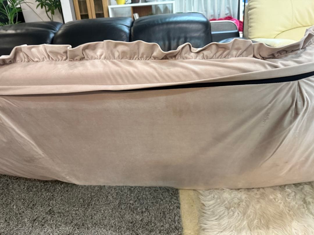 フランフラン　カランフロアソファ　ピンク