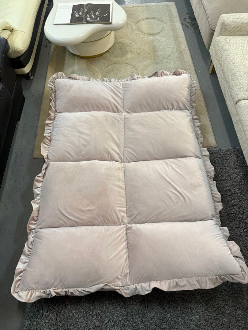 フランフラン　カランフロアソファ　ピンク