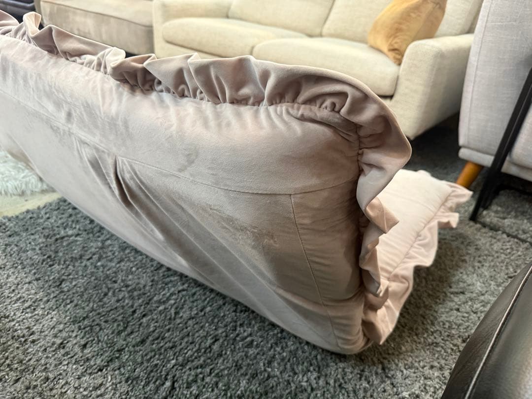 フランフラン　カランフロアソファ　ピンク