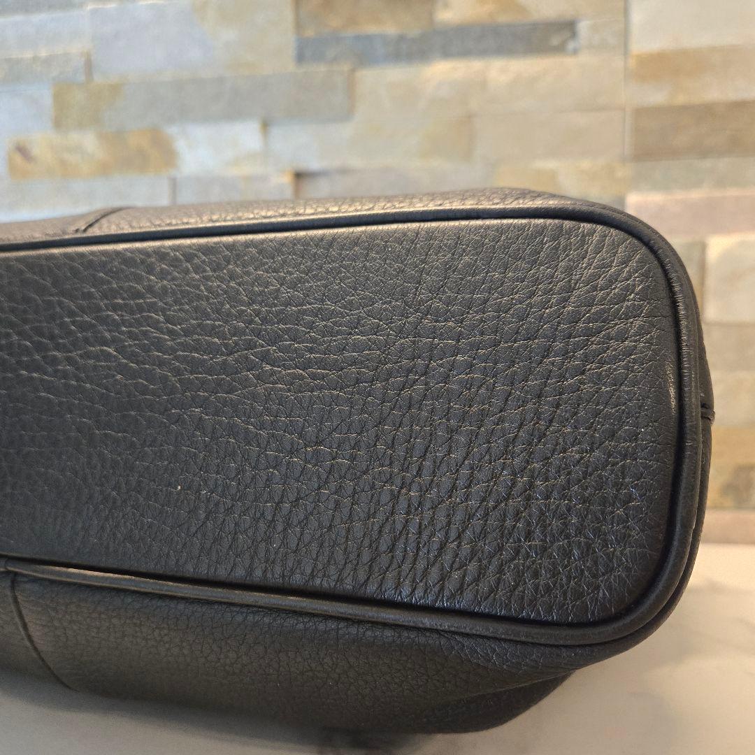 BURBERRY　バーバリー　ハンドバッグ　レザー　ブラック　ノバチェック