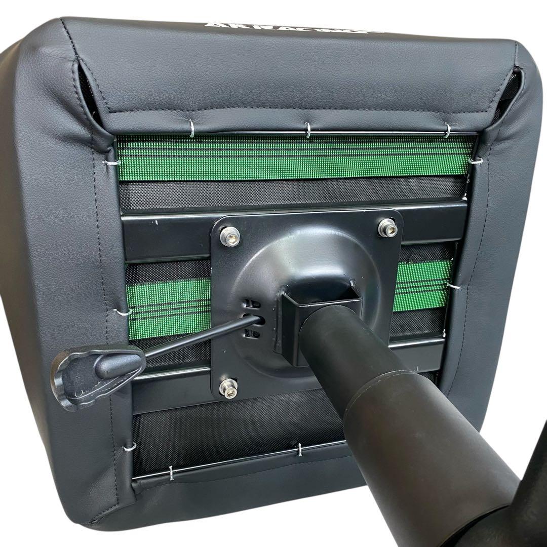 AKRacing ゲーミングチェア オットマン フットレスト ホワイト✖️ブラック